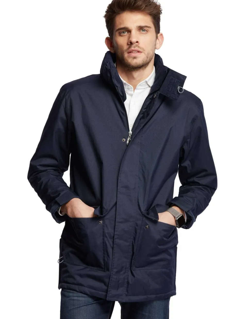 Barents ICE - Parka Unisexe Oxford avec Poche iPad Intérieure