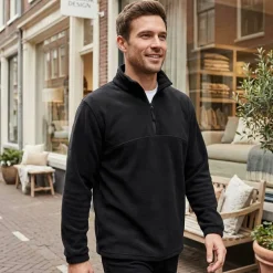 B&C BC610 - Polaire Homme Col Zippé