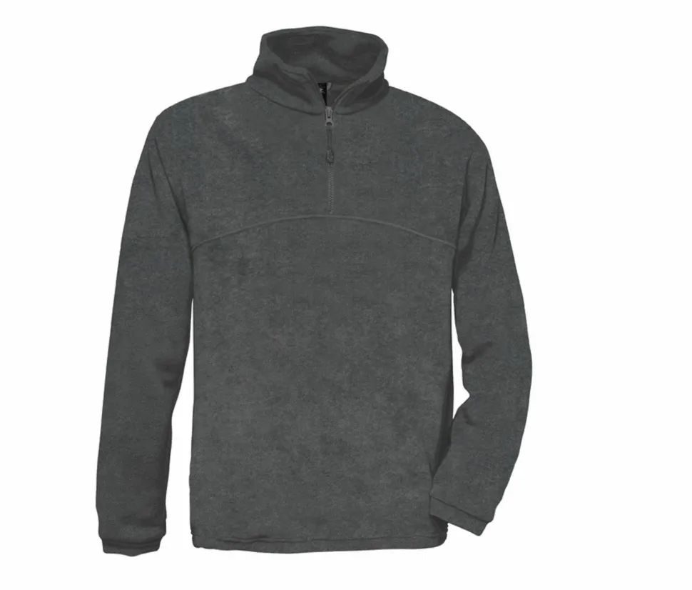 B&C BC610 - Polaire Homme Col Zippé
