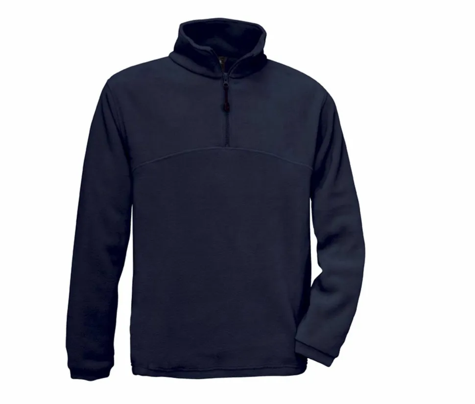 B&C BC610 - Polaire Homme Col Zippé