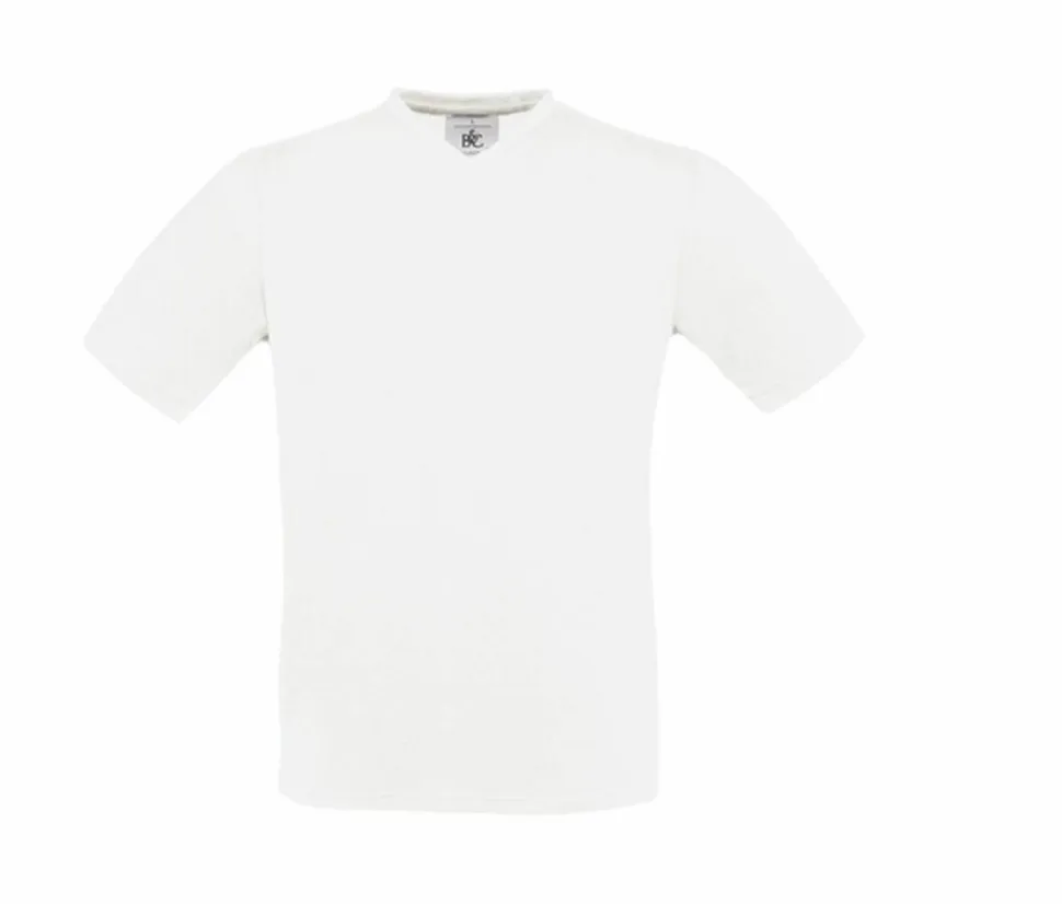 B&C BC163 - T Shirt Homme Col V 100% Coton