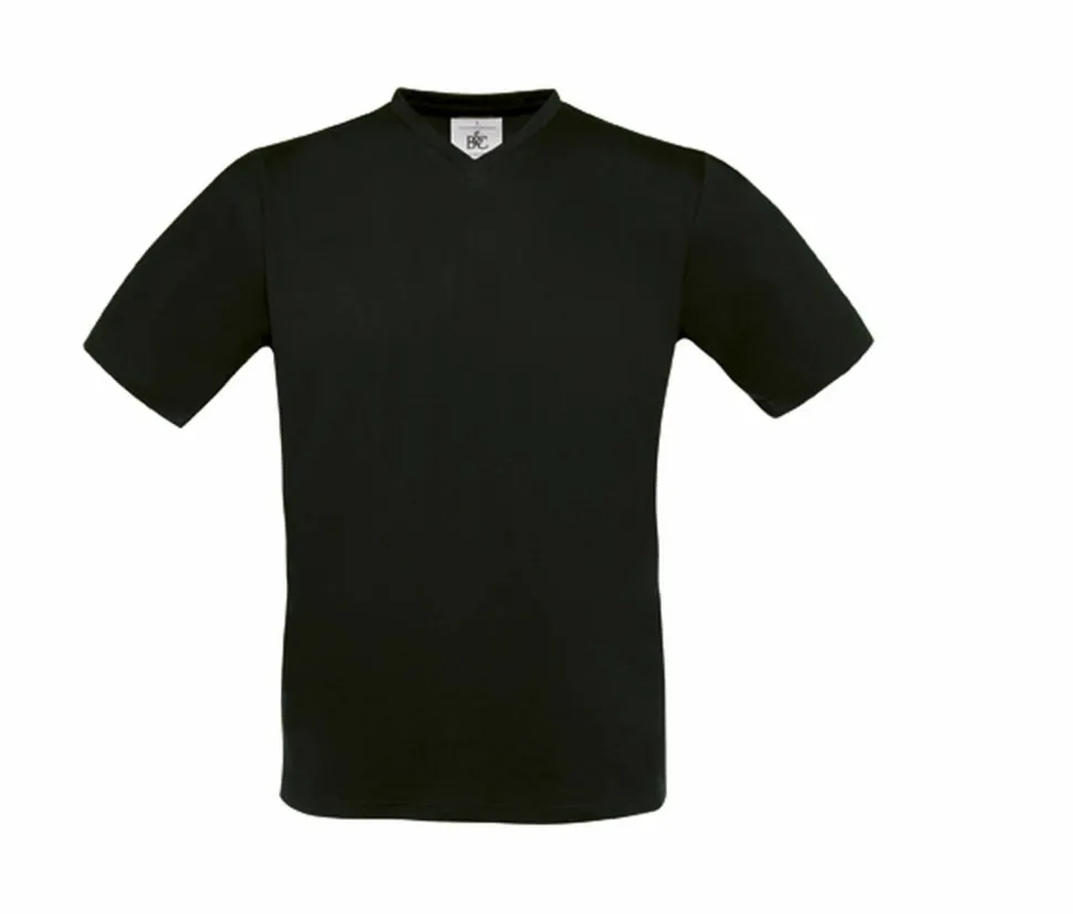 B&C BC163 - T Shirt Homme Col V 100% Coton