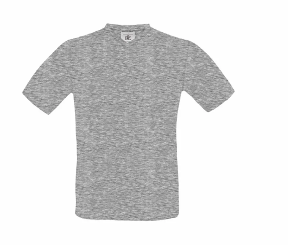 B&C BC163 - T Shirt Homme Col V 100% Coton