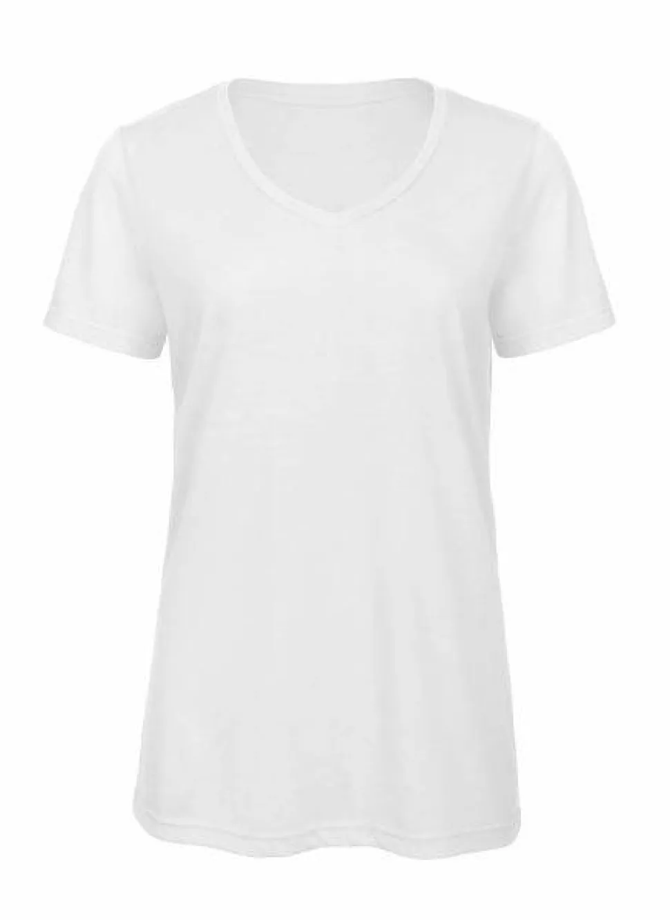 B&C BC058 - Tee-shirt col V femme Tri-blend