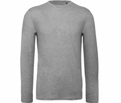 B&C BC070 - Tee-Shirt Coton Bio Homme Manches Longues