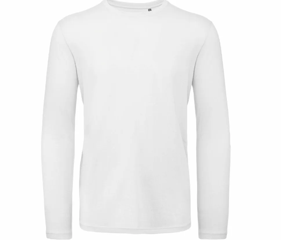 B&C BC070 - Tee-Shirt Coton Bio Homme Manches Longues