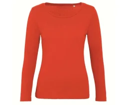 B&C BC071 - Tee-Shirt Manches Longues Femme 100% Coton Bio