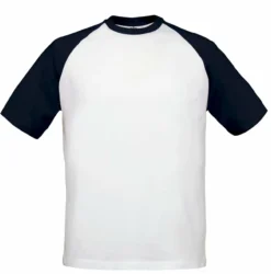 B&C BC230 - T-Shirt Baseball Manches Raglan Contrastées