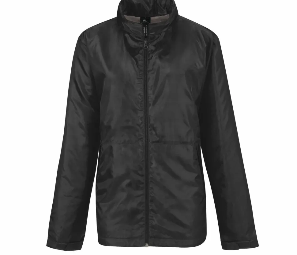 B&C BC325 - Veste coupe-vent doublée micropolaire femme