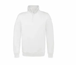 B&C BCID4 - Sweatshirt Col Zippé Homme