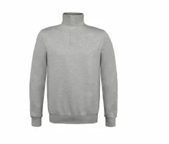 B&C BCID4 - Sweatshirt Col Zippé Homme