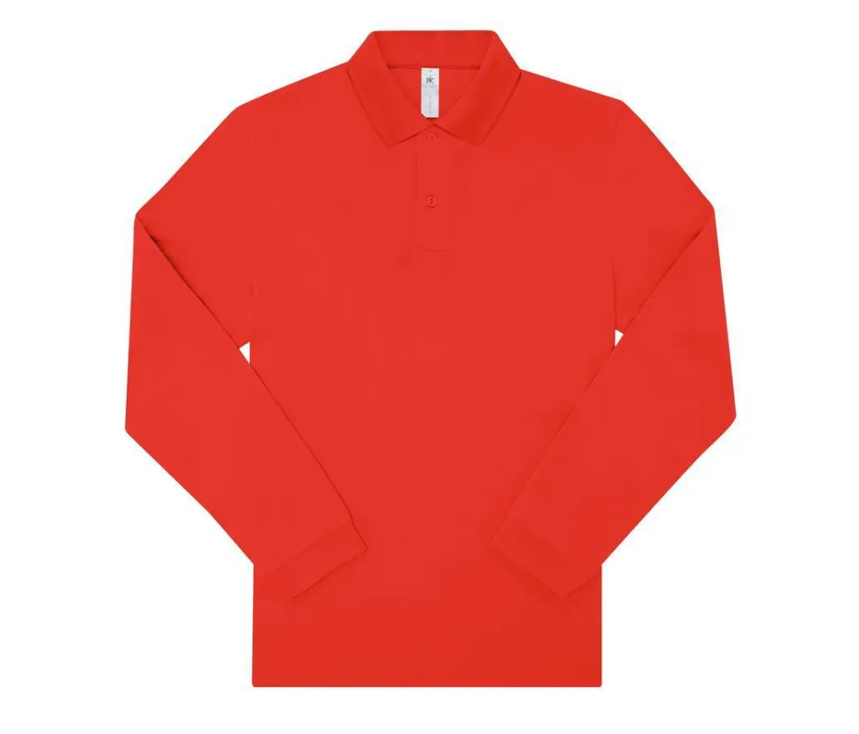 B&C BCU427 - Polo homme manches longues 210