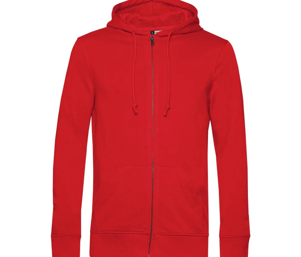 B&C BCU35B - Sweat capuche zippé organique