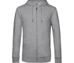 B&C BCU35B - Sweat capuche zippé organique