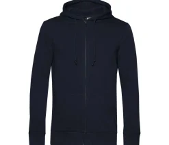 B&C BCU35B - Sweat capuche zippé organique