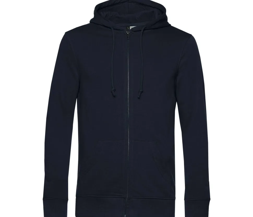 B&C BCU35B - Sweat capuche zippé organique