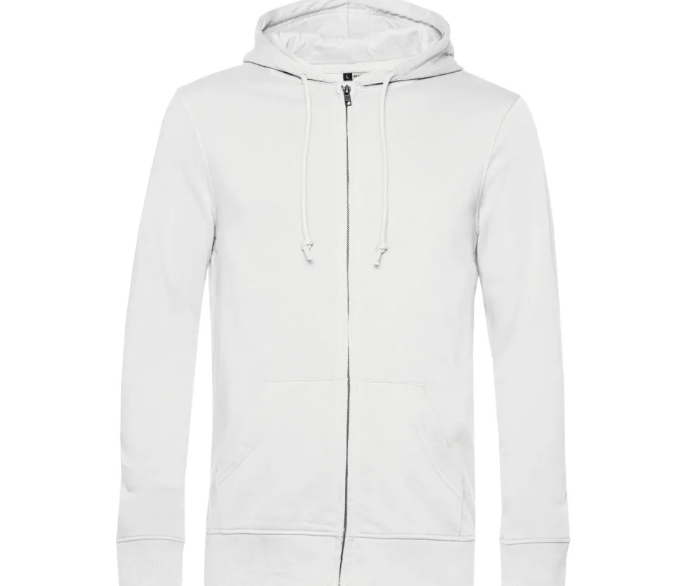 B&C BCU35B - Sweat capuche zippé organique