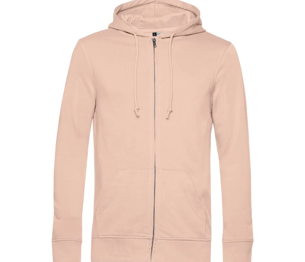B&C BCU35B - Sweat capuche zippé organique