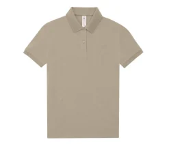 B&C BCW461 - Polo Femme Élégant en Coton Pré-Rétréci