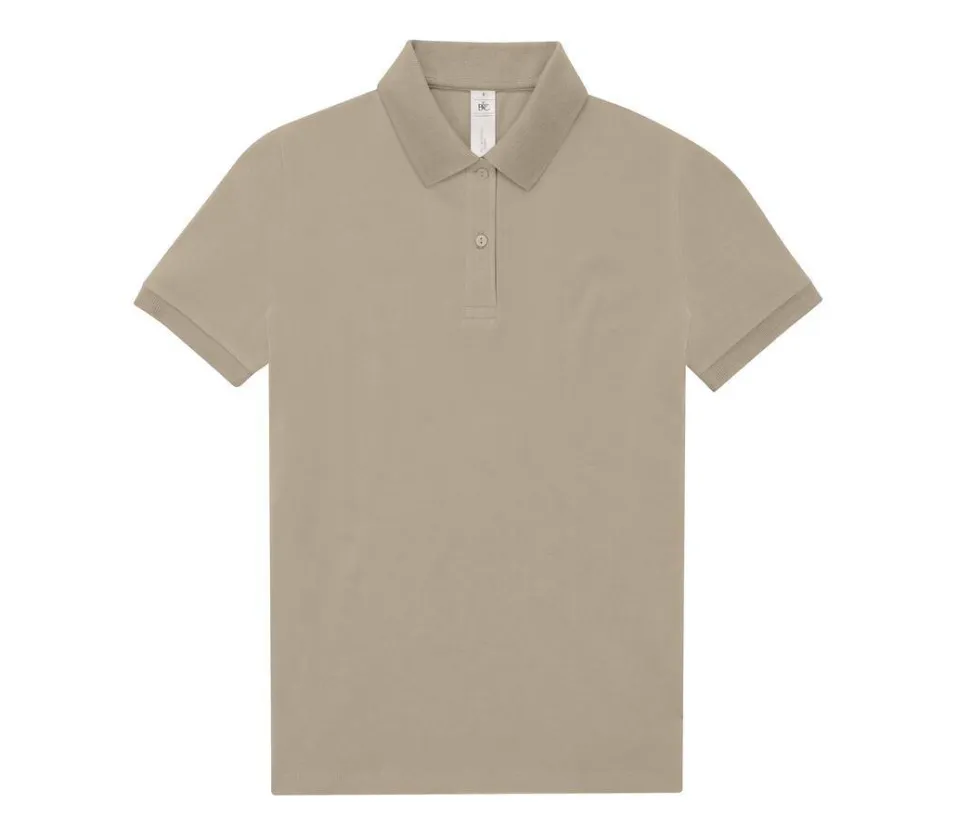 B&C BCW461 - Polo Femme Élégant en Coton Pré-Rétréci