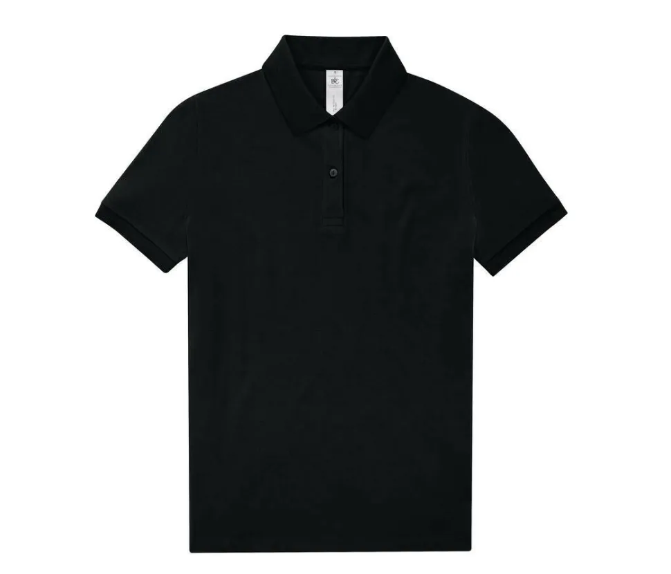 B&C BCW461 - Polo Femme Élégant en Coton Pré-Rétréci