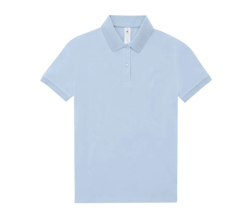B&C BCW461 - Polo Femme Élégant en Coton Pré-Rétréci
