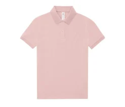 B&C BCW461 - Polo Femme Élégant en Coton Pré-Rétréci