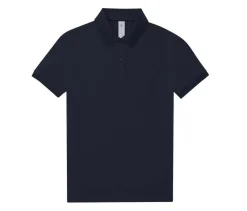 B&C BCW461 - Polo Femme Élégant en Coton Pré-Rétréci