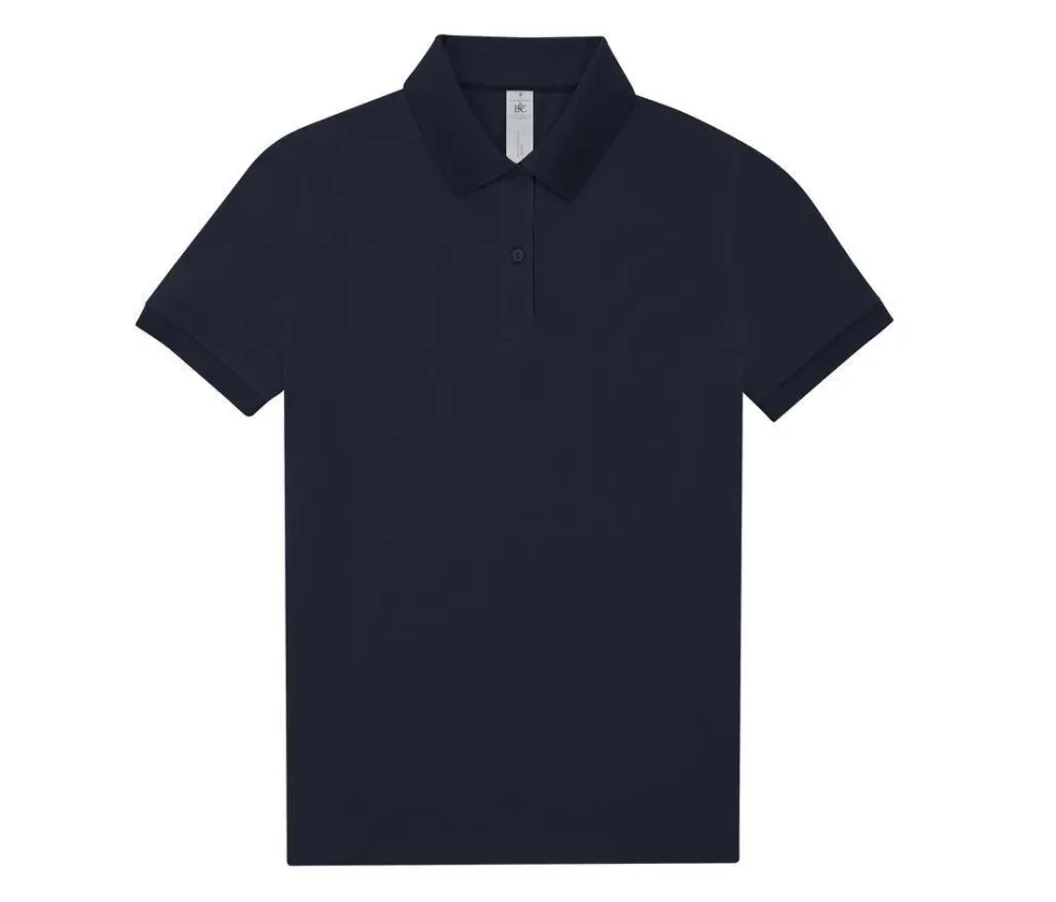 B&C BCW461 - Polo Femme Élégant en Coton Pré-Rétréci