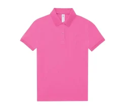 B&C BCW461 - Polo Femme Élégant en Coton Pré-Rétréci