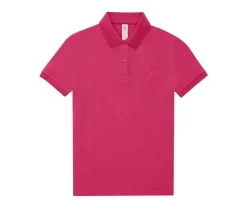 B&C BCW461 - Polo Femme Élégant en Coton Pré-Rétréci