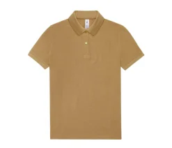 B&C BCW461 - Polo Femme Élégant en Coton Pré-Rétréci