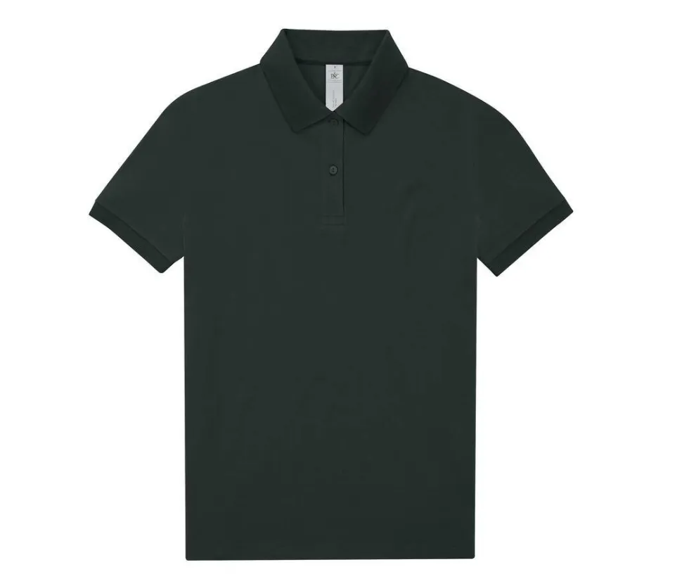 B&C BCW461 - Polo Femme Élégant en Coton Pré-Rétréci
