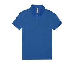 B&C BCW461 - Polo Femme Élégant en Coton Pré-Rétréci