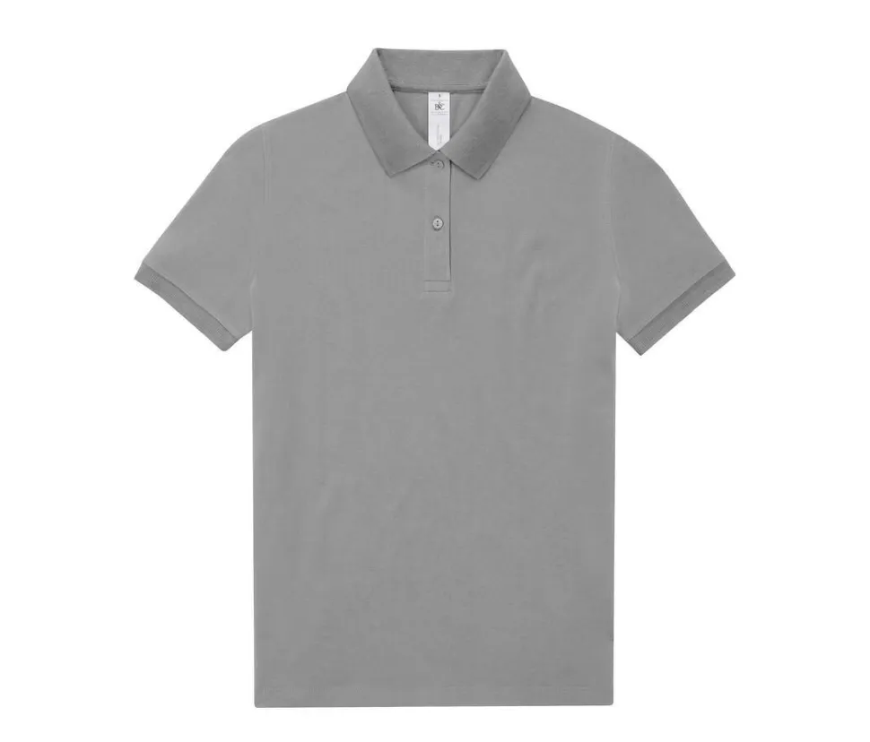B&C BCW461 - Polo Femme Élégant en Coton Pré-Rétréci