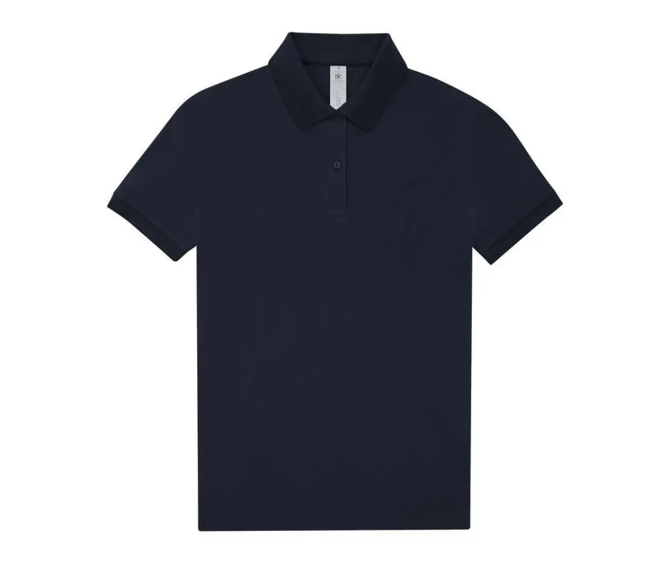 B&C BCW461 - Polo Femme Élégant en Coton Pré-Rétréci