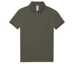 B&C BCW461 - Polo Femme Élégant en Coton Pré-Rétréci