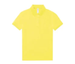 B&C BCW461 - Polo Femme Élégant en Coton Pré-Rétréci