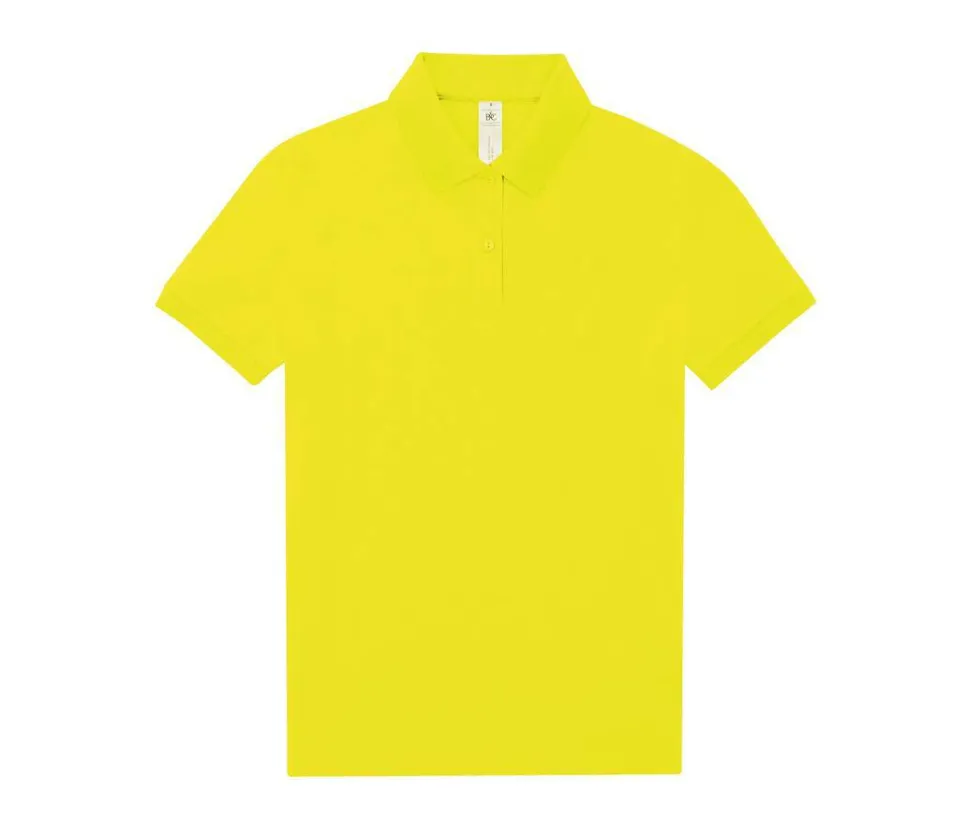 B&C BCW461 - Polo Femme Élégant en Coton Pré-Rétréci