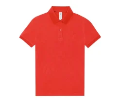 B&C BCW463 - Polo Femme Élégant en Coton Prérétréci