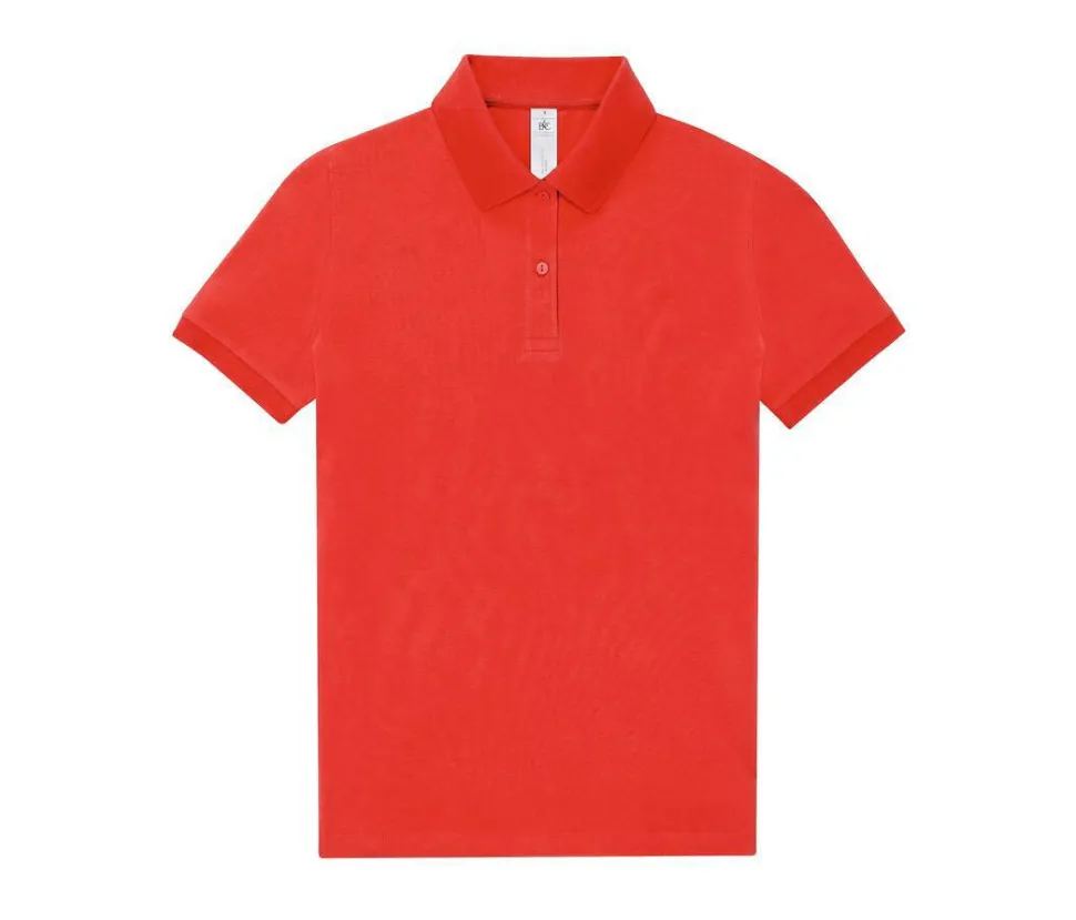 B&C BCW463 - Polo Femme Élégant en Coton Prérétréci