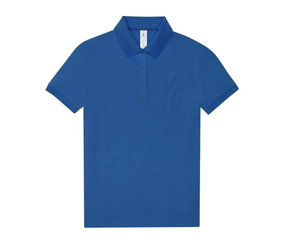 B&C BCW463 - Polo Femme Élégant en Coton Prérétréci