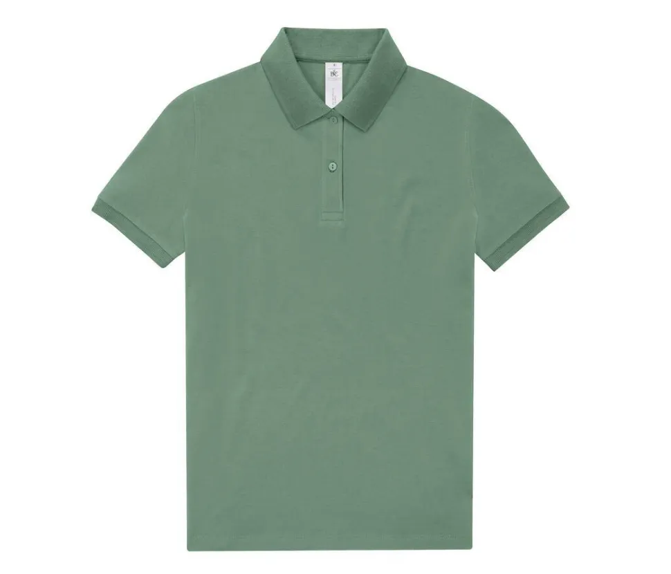 B&C BCW463 - Polo Femme Élégant en Coton Prérétréci