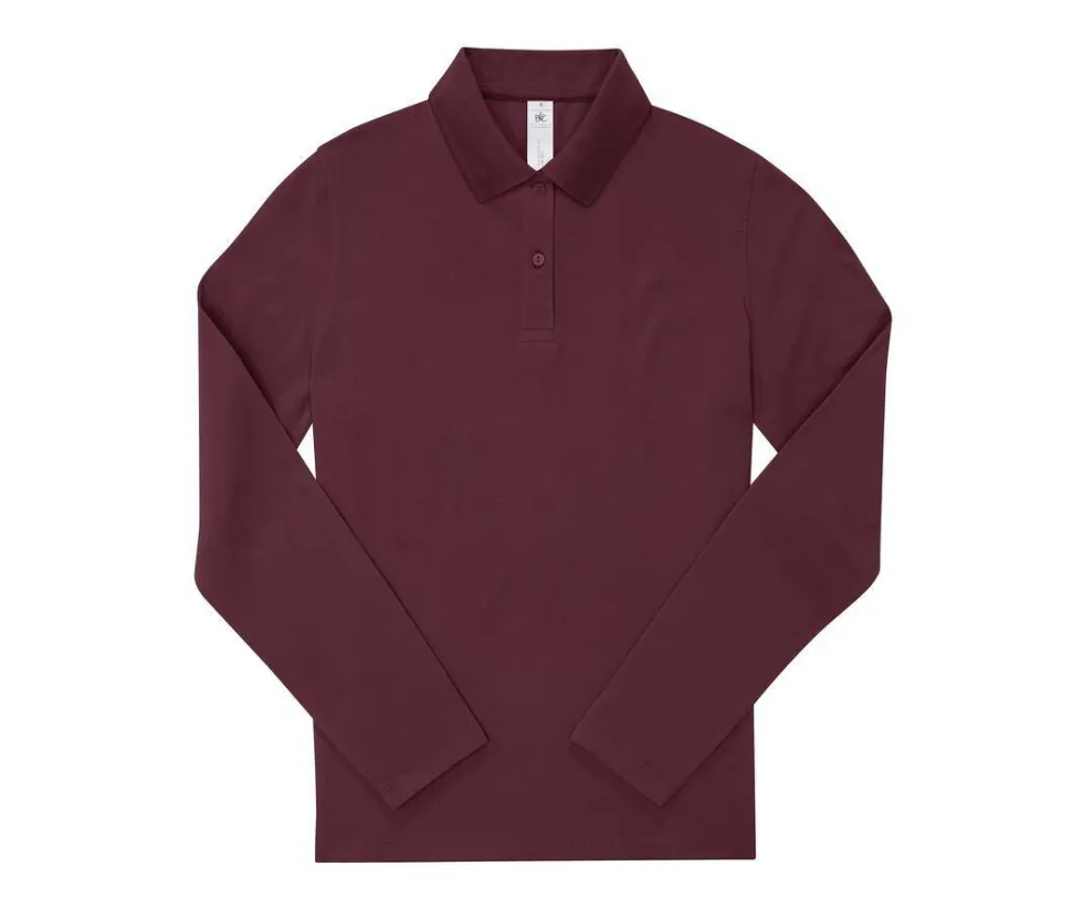 B&C BCW462 - Polo femme manches longues 180