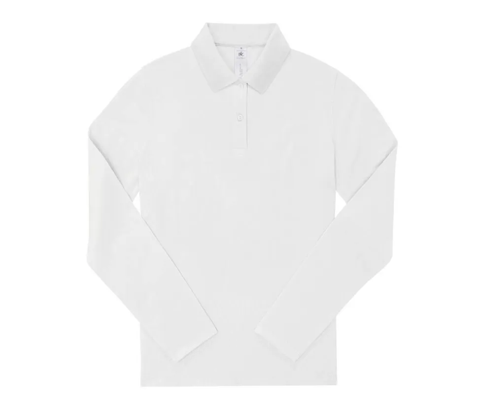 B&C BCW462 - Polo femme manches longues 180