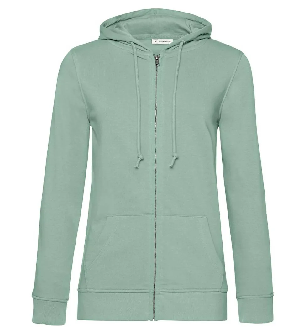 B&C BCW36B - Sweat capuche zippé organique femme