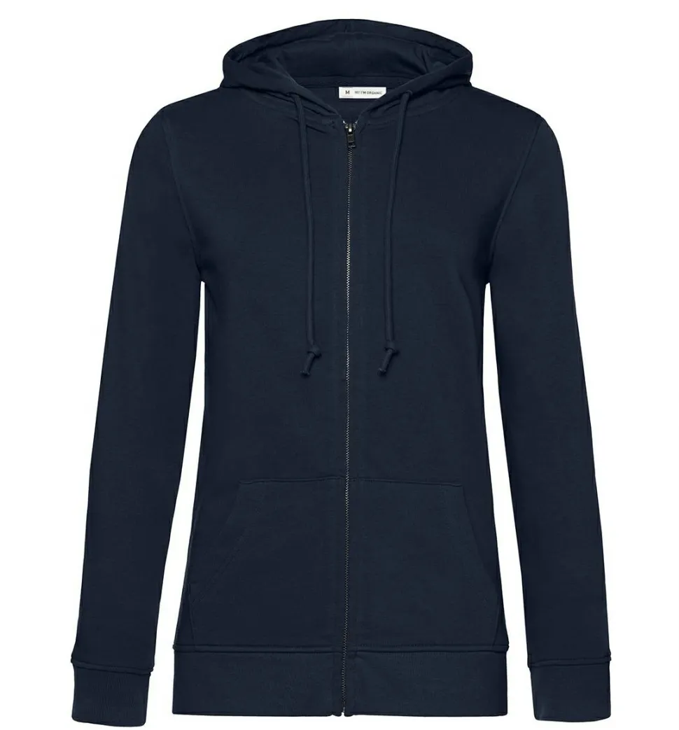 B&C BCW36B - Sweat capuche zippé organique femme