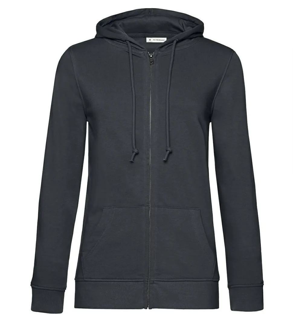 B&C BCW36B - Sweat capuche zippé organique femme