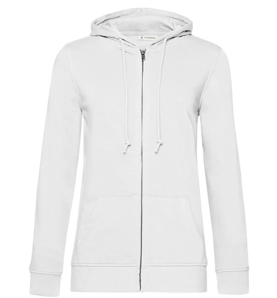 B&C BCW36B - Sweat capuche zippé organique femme