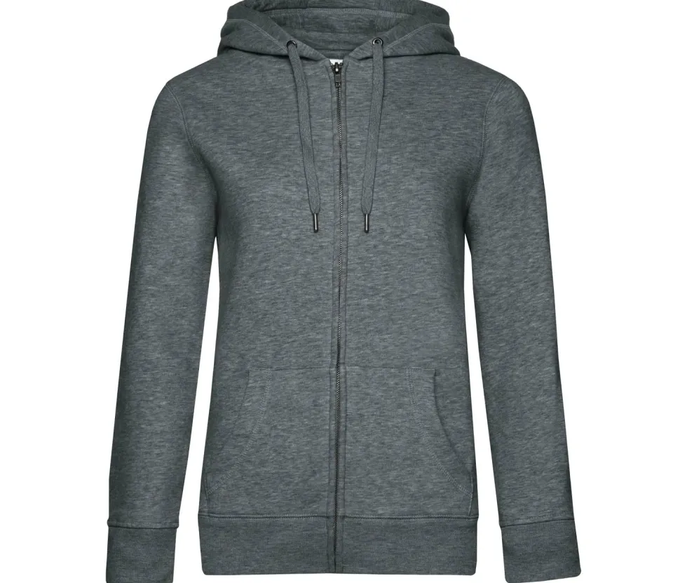 B&C BCW03Q - Sweat Capuche zippé QUEEN